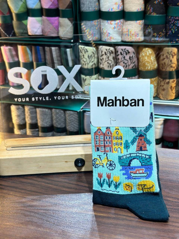 جوراب ساقدار فانتزی طرح هلند
