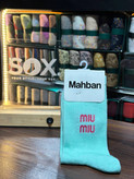 جوراب ساقدار اسپرت طرح miu miu