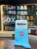 جوراب ساقدار اسپرت طرح miu miu