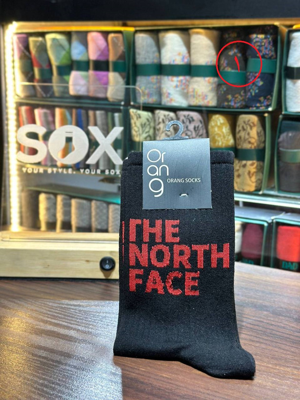 جوراب ساق دار اسپرت طرح THE NORTH FACE