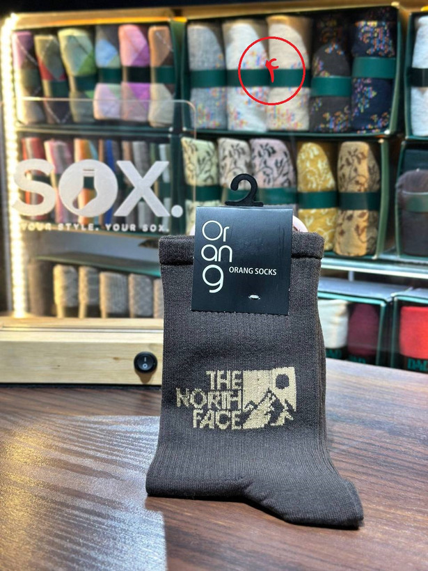 جوراب ساق دار اسپرت طرح THE NORTH FACE